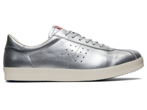 Men's Onitsuka Tiger Lawnship® Nm Shoes Pure Silver/Pure Silver | 65873RLXH