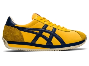 Men's Onitsuka Tiger Moal 77 Nm Shoes Tiger Yellow/Peacoat | 83194XIDM