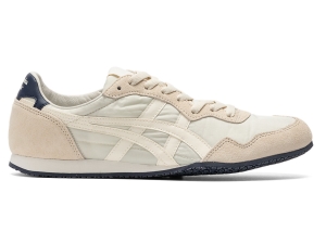 Men's Onitsuka Tiger Serrano Shoes Oatmeal/Cream | 64017HVJZ