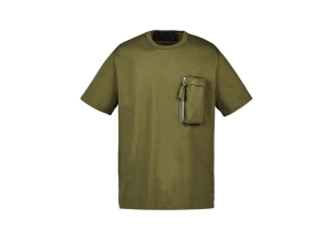 Men's Onitsuka Tiger Ss Tee Clothing Khaki | 52013ZFWJ