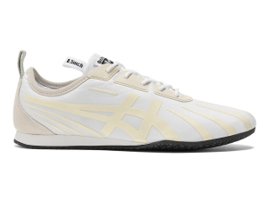 Men's Onitsuka Tiger Tirrack Shoes White/Birch | 80139TLZB