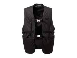 Men's Onitsuka Tiger Vest Clothing Black/Dark Grey | 57160NZJH