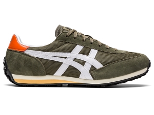 Women's Onitsuka Tiger Edr 78 Shoes Mantle Green/White | 37405PNEM