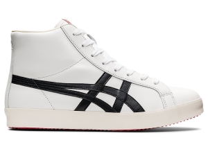 Women's Onitsuka Tiger Fabre Hi Nm Shoes White/Black | 62015WDFU