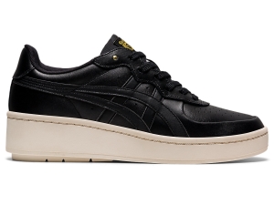 Women's Onitsuka Tiger Gsm W Shoes Black/Black | 63709BIYX