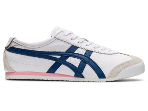 Women's Onitsuka Tiger Mexico 66 Mexico 66 White/Independence Blue | 27481LUSY